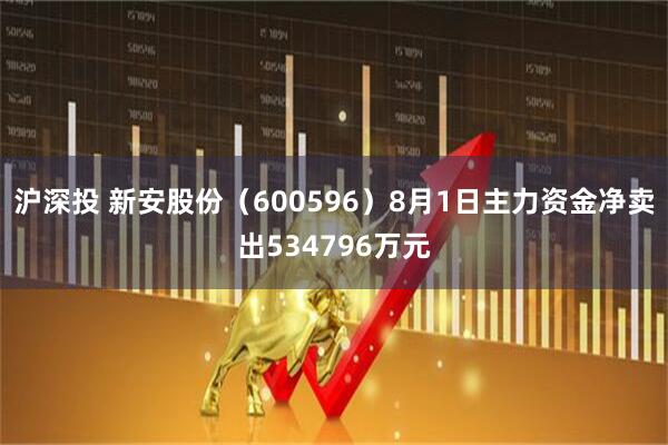 沪深投 新安股份(600596)8月1日主力资金净卖出534796万元
