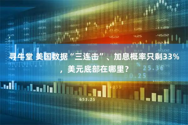 寻牛堂 美国数据“三连击”、加息概率只剩33%，美元底部在哪里？